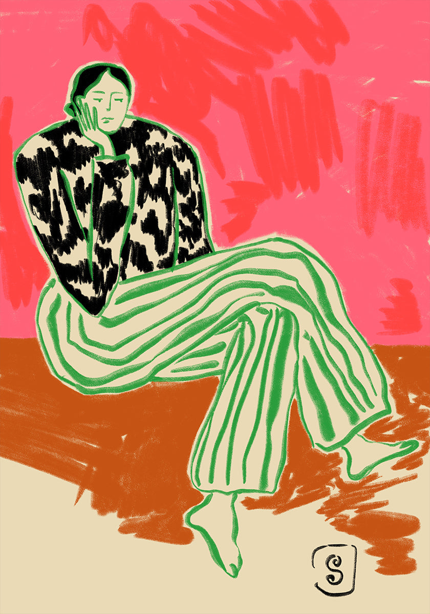 Retrato de mujer tranquila