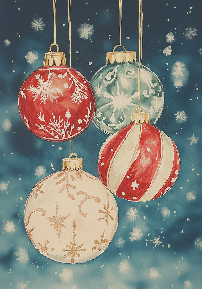 Adornos Navideños No.3 Póster
