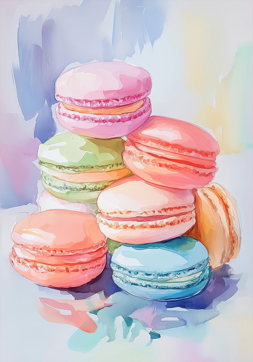 macarrones de colores