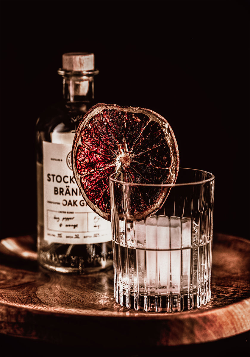 El sorbo de ginebra Póster