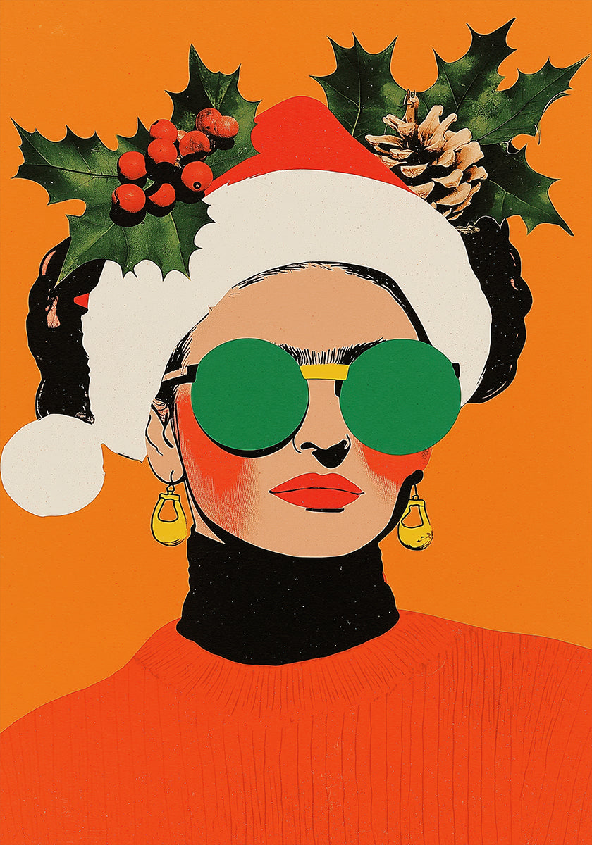 Póster Icono de estilo festivo