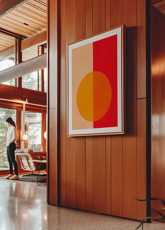 Bold Bisected Circle (NEW) - Posterbox