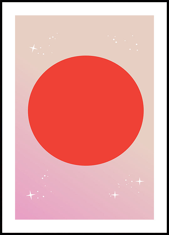 Crimson Eclipse Plakat - Posterbox