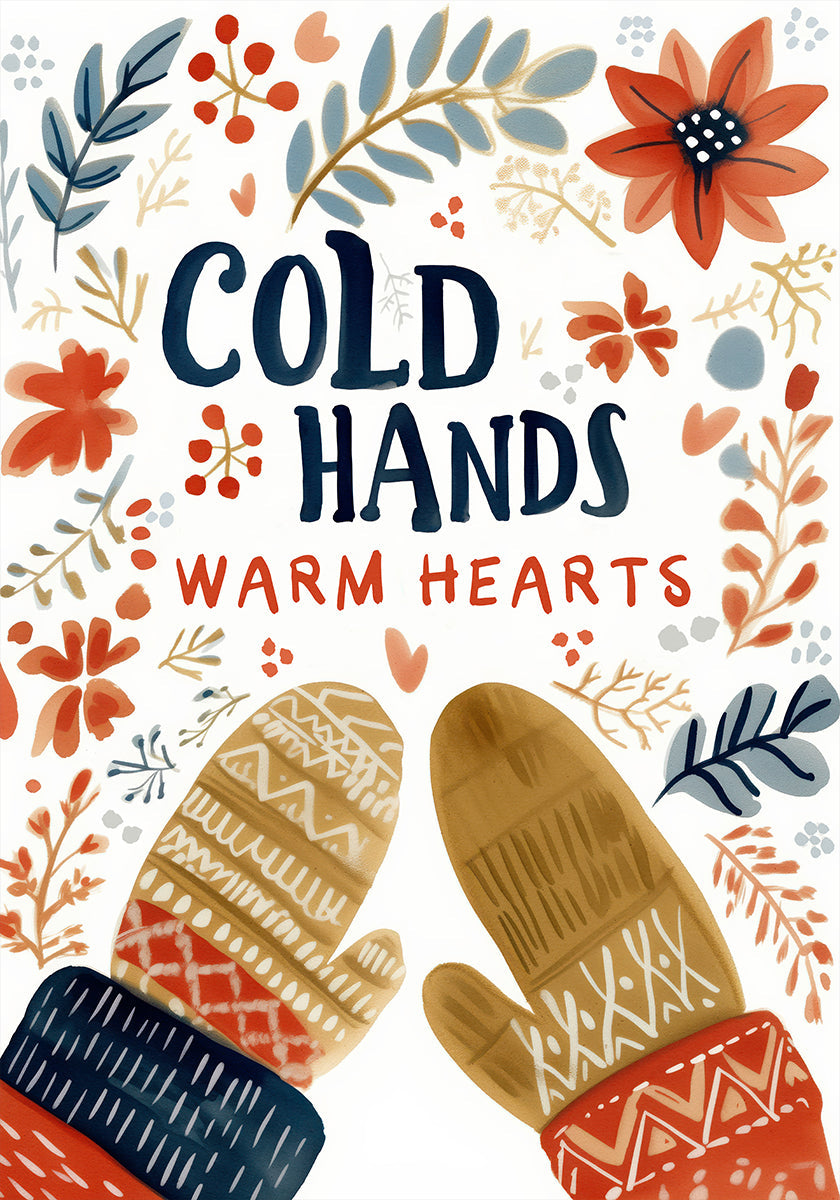 Magia de manoplas acogedoras Póster