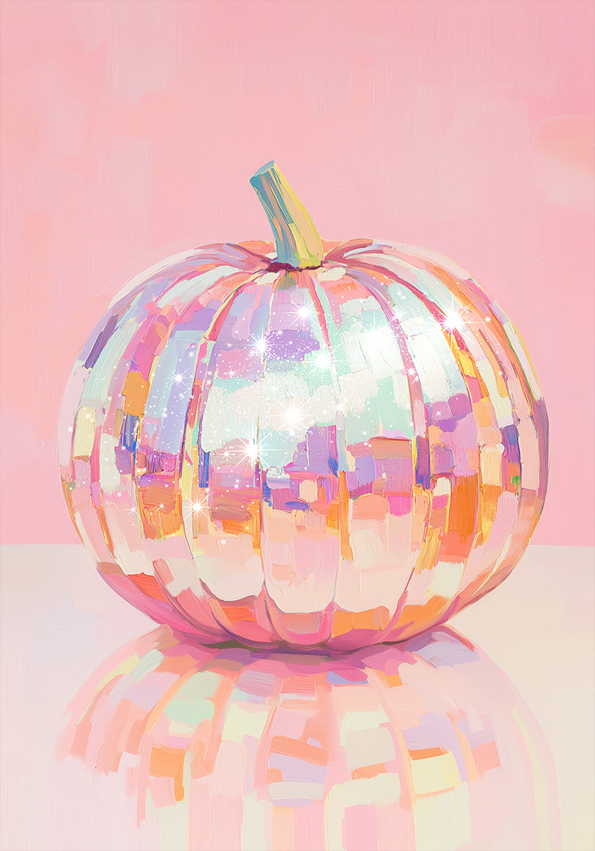 Calabaza iridiscente Póster