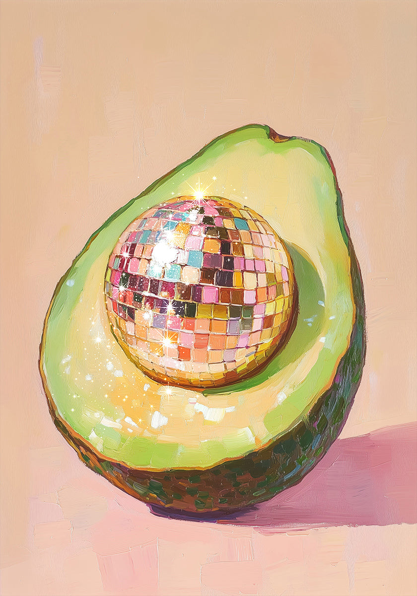 Delicia de aguacate disco Póster