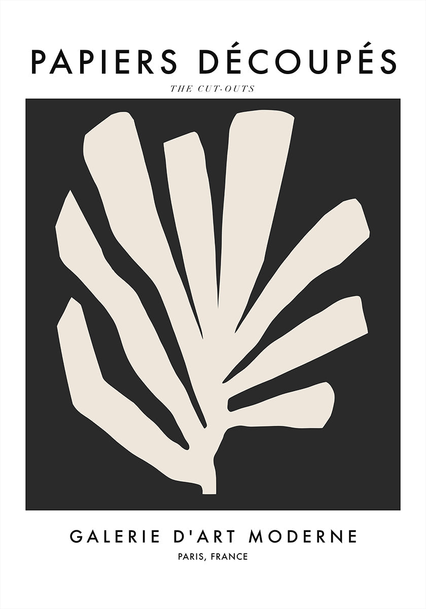 Hojas de silueta Póster