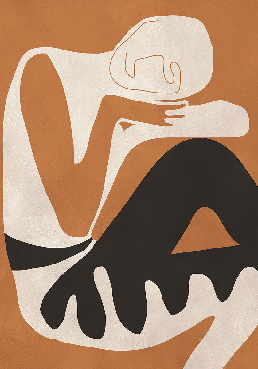 Abstract Art Figure Plakat