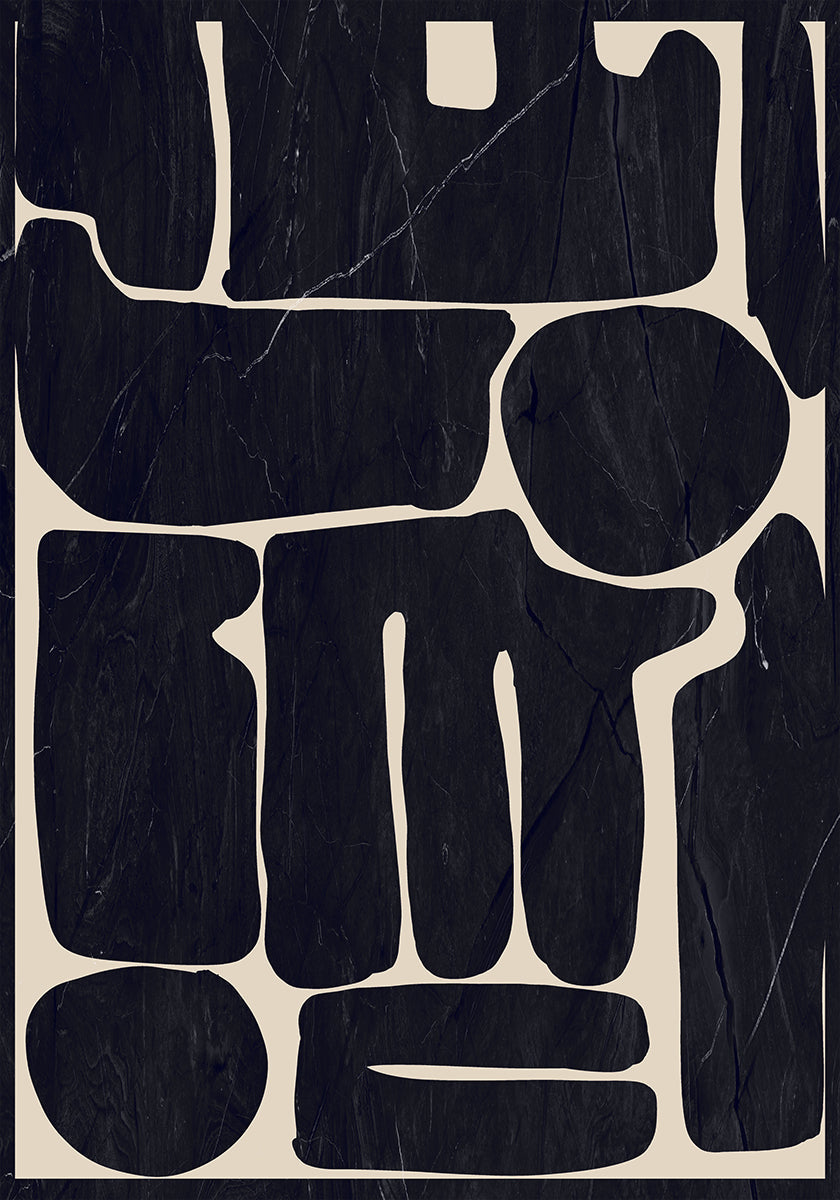 Formas mínimas abstractas modernas 162 Póster