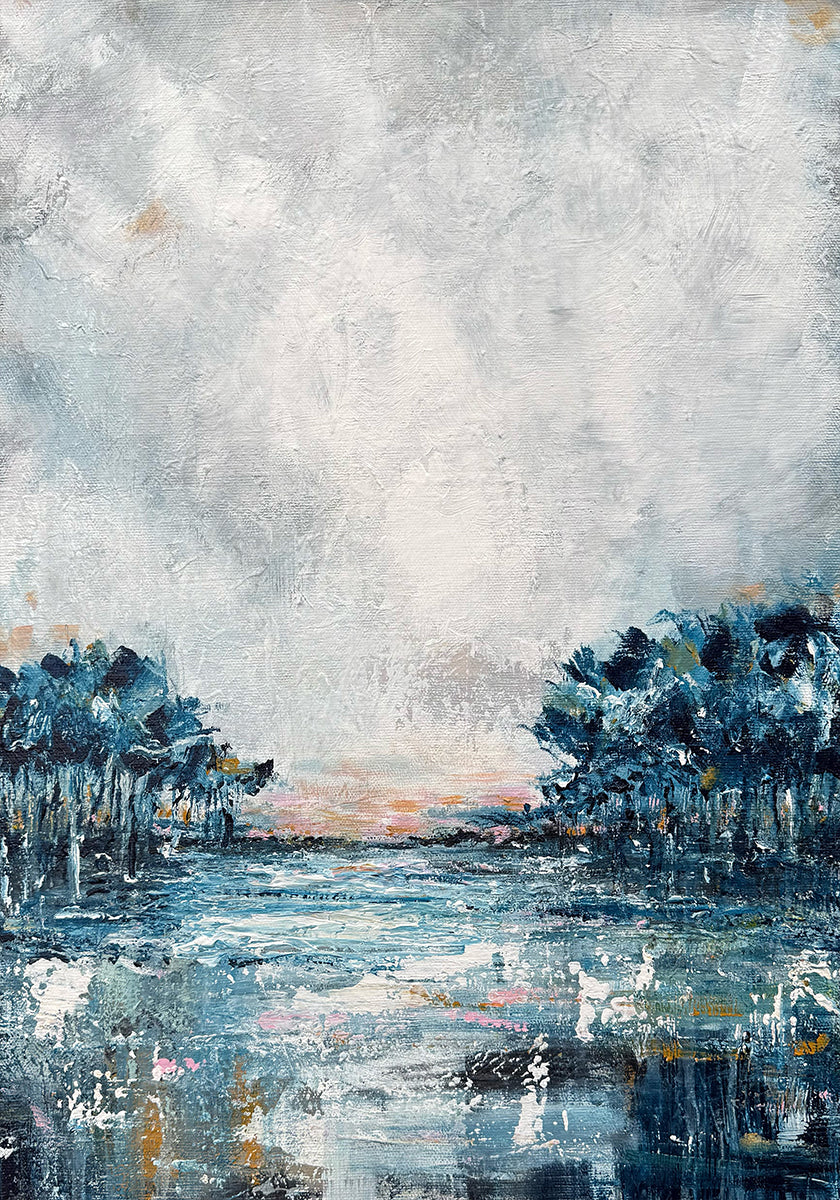 Azul invierno Póster