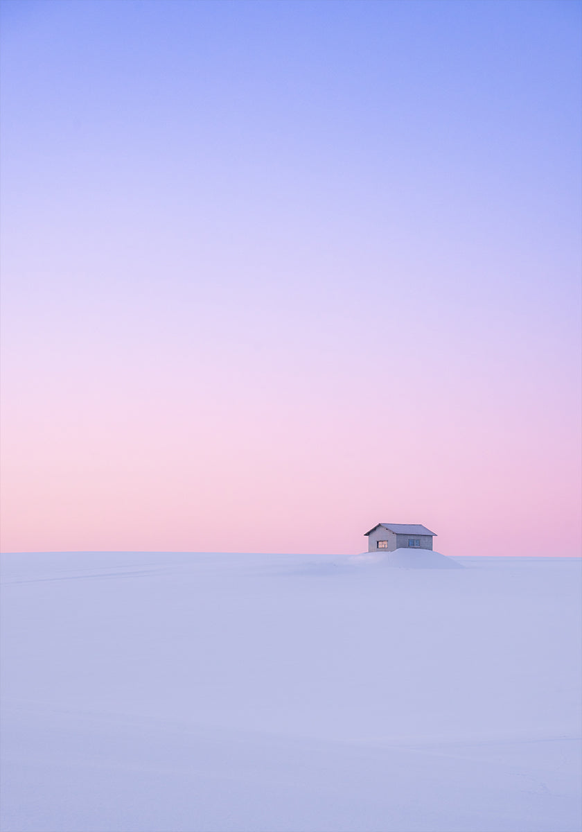 Amanecer en Biei Póster