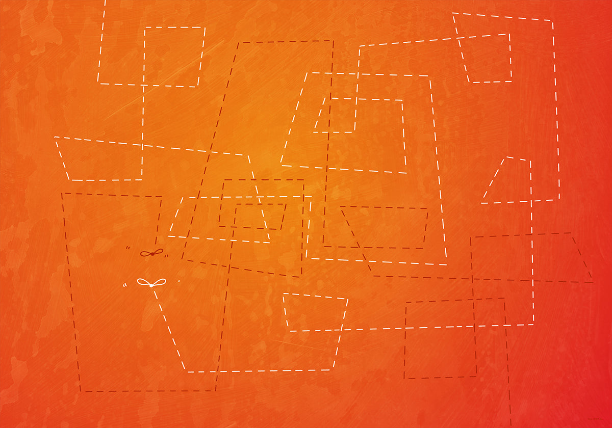 Danza del mosquito en una calurosa noche de verano Póster