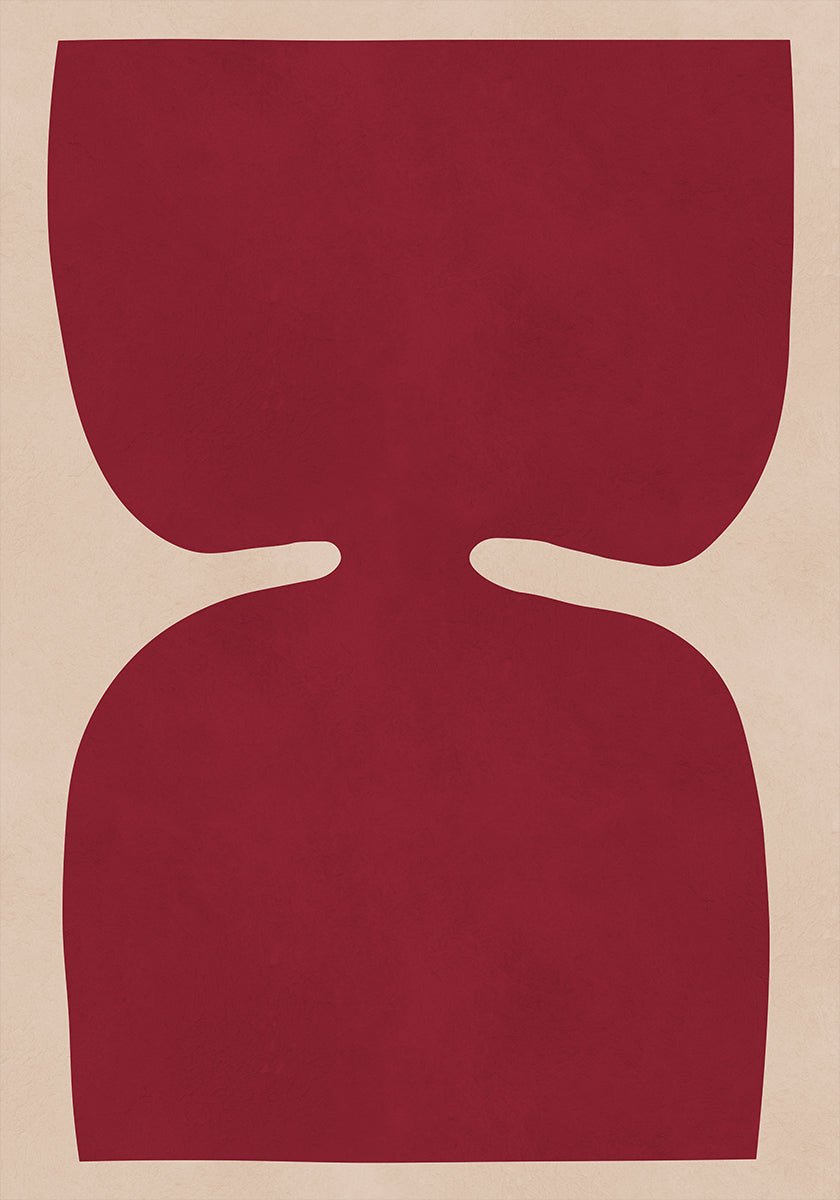 Reflexión carmesí Póster