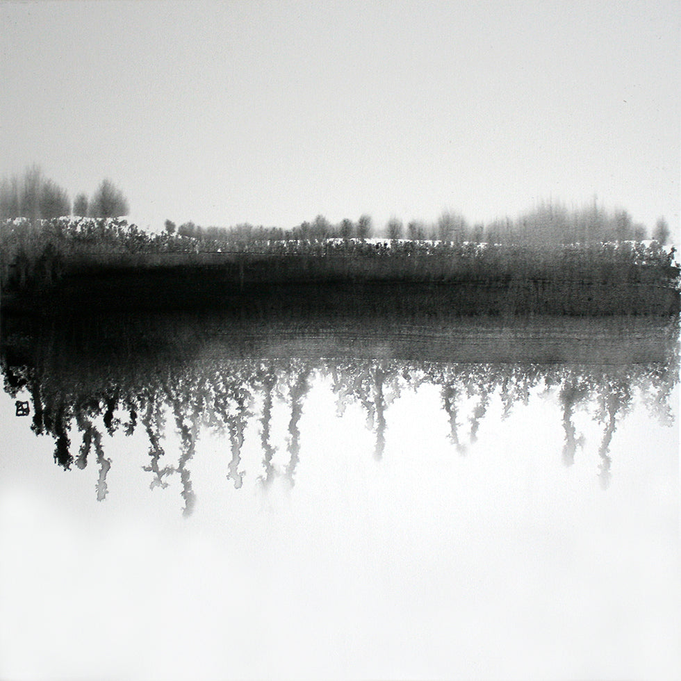 Póster Lago de invierno