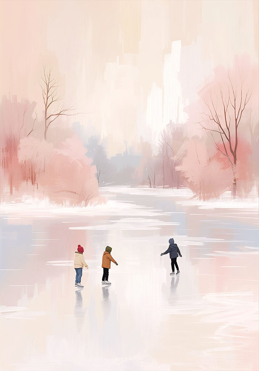 Patinaje sobre hielo Póster