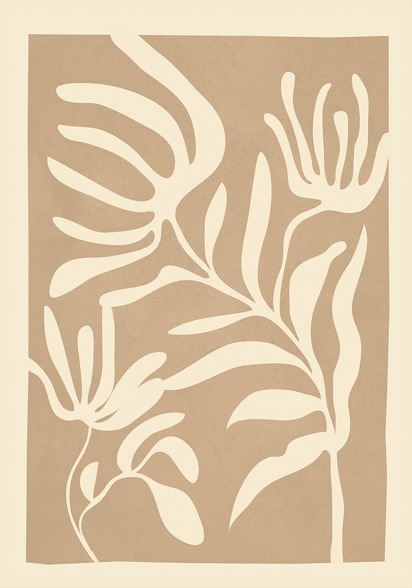 Minimal Abstract Art Plant (NEW) - Posterbox