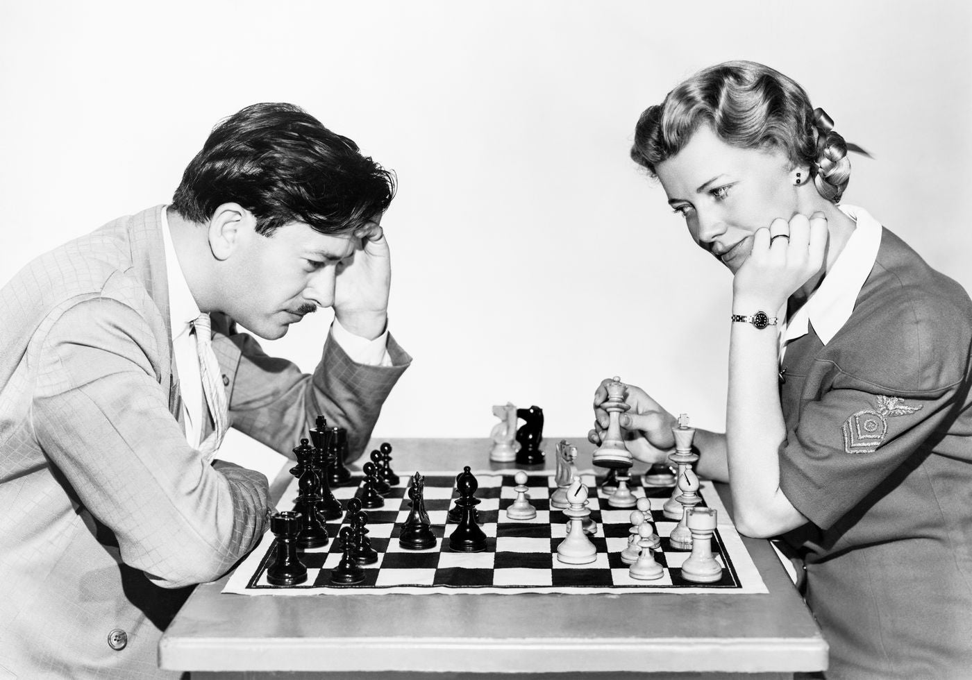 Póster Jugadores de ajedrez - Posterbox.no