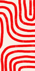 Red Modern Lines (NEW) - Posterbox