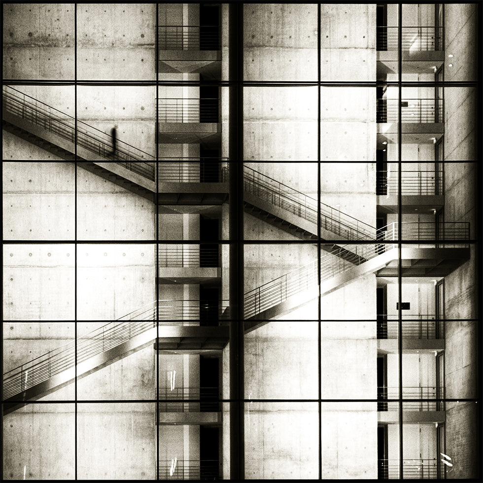 Póster Escaleras abstractas