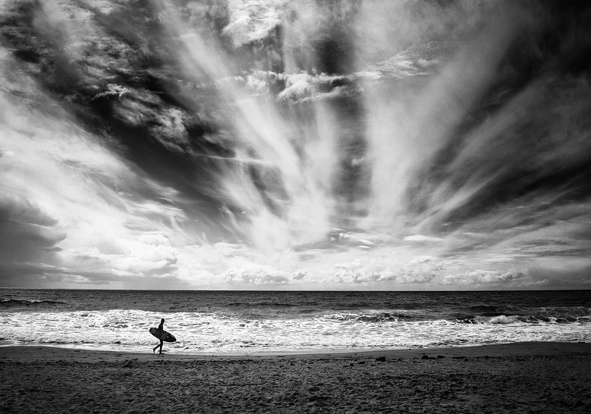 La soledad de un surfista