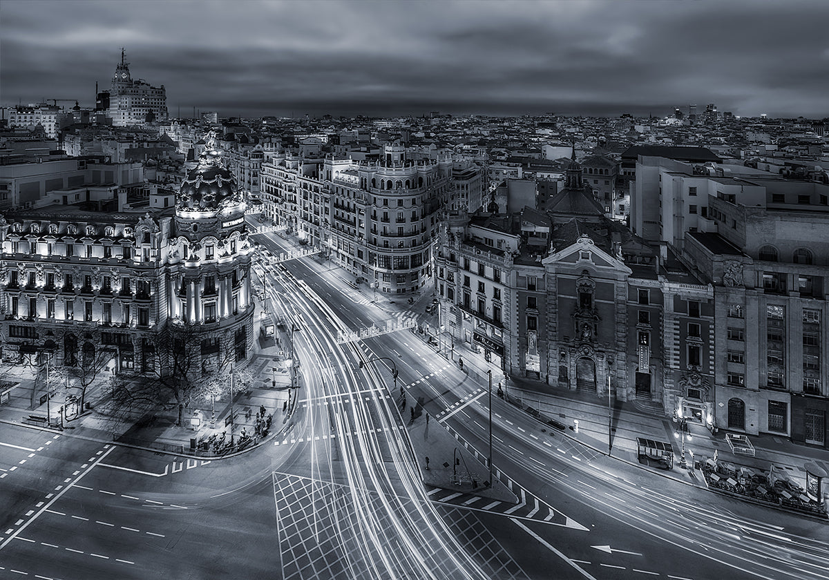 Luces de la ciudad de Madrid