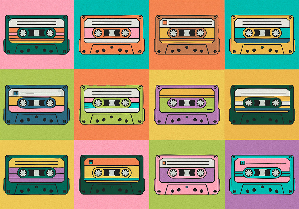 A Lot of Cassettes Plakat - Posterbox
