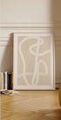 White Brush Stroke Poster (NEW) - Posterbox