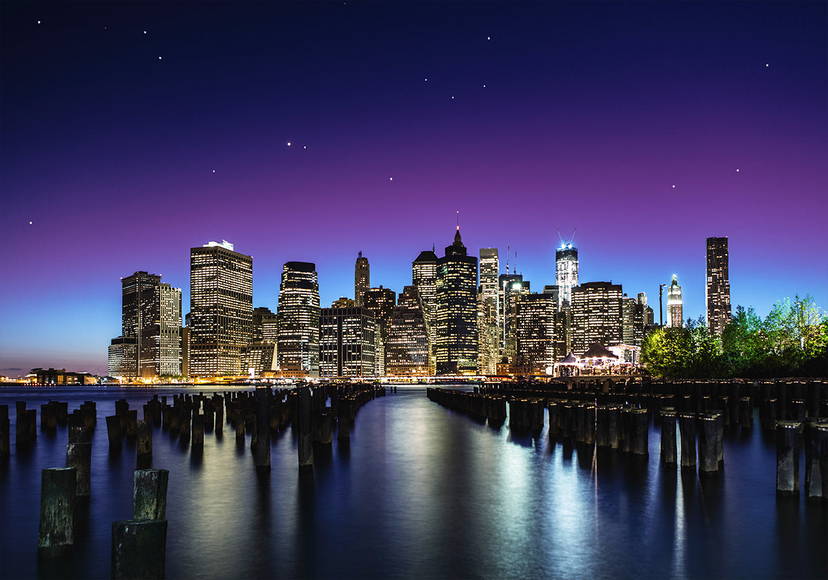 Línea del cielo de Nueva York