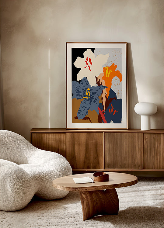 Abstract Lilies Close Up (NEW) - Posterbox