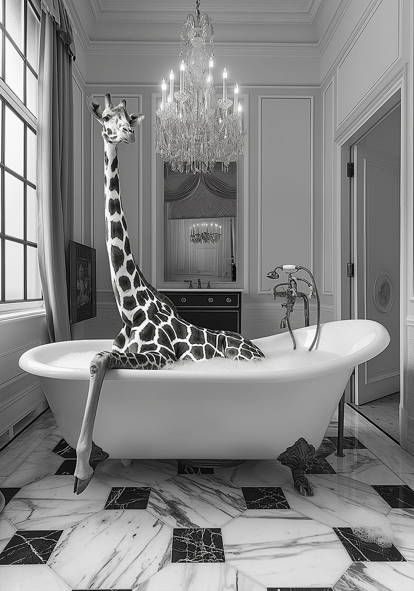 Giraffe Glam Soak (NEW) - Posterbox