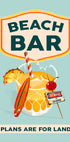 Beach Bar Summer Tropical Cocktail Bar Art (NEW) - Posterbox