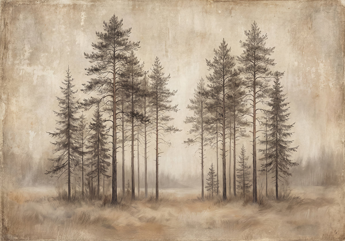 Nordic Vintage Trees (NEW) - Posterbox