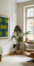 Retro Gradient Circles Forest Green Sulphur (NEW) - Posterbox