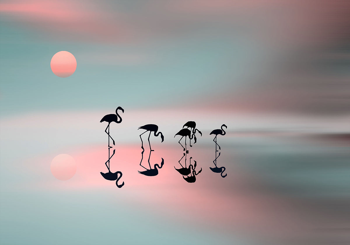 Flamencos familiares. Póster