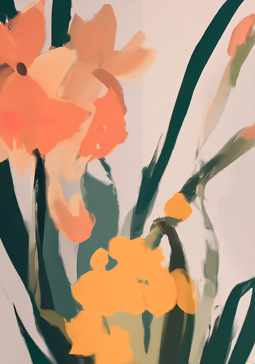 Colorful Flowers Plakat - Posterbox