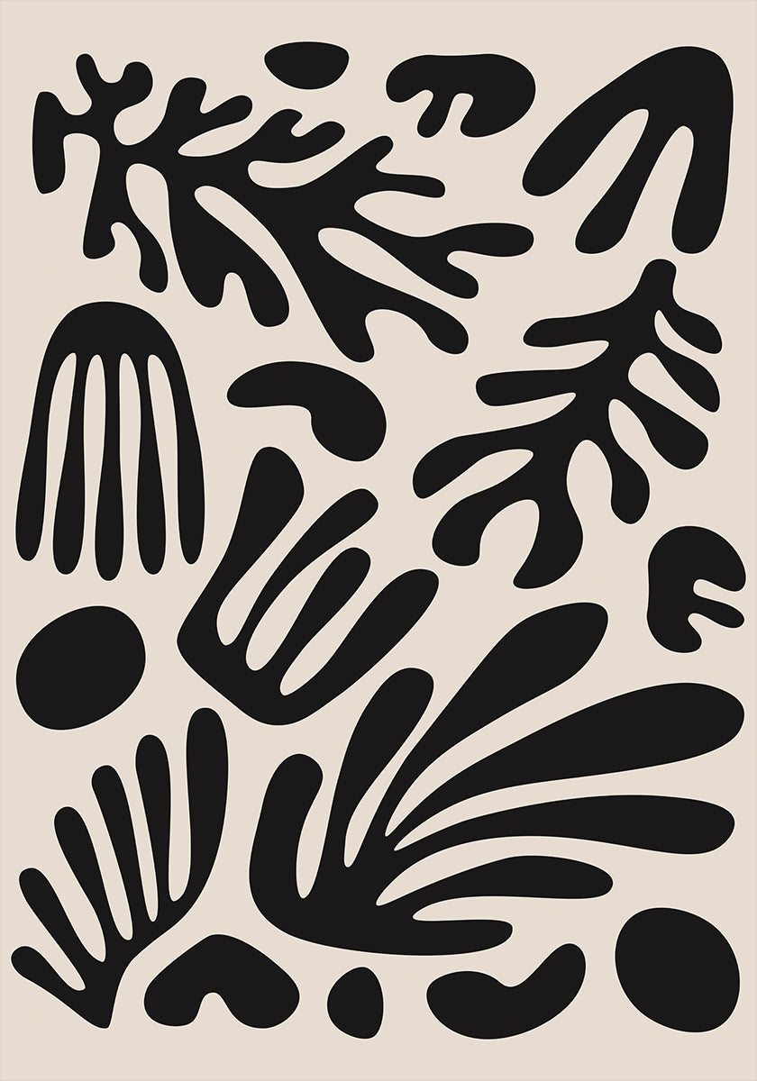Colección Henri Matisse Black Algae #3 (NUEVO)