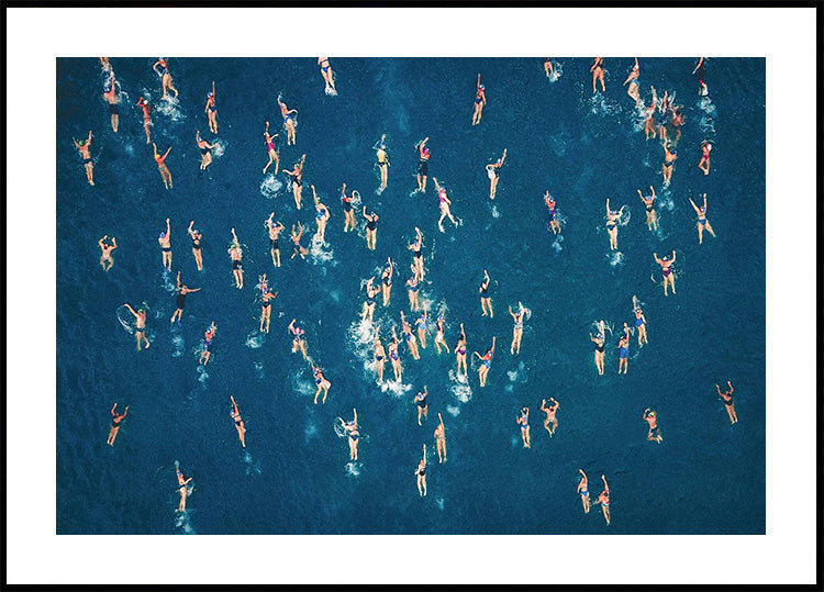 Swimming Wall Art Plakat - Posterbox.dk