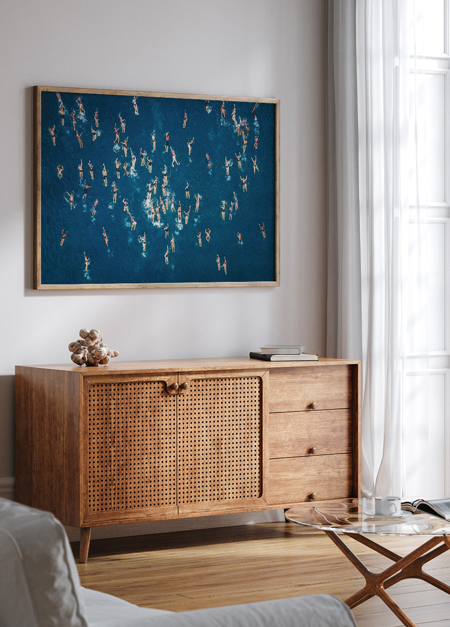 Swimming Wall Art Plakat - Posterbox.dk
