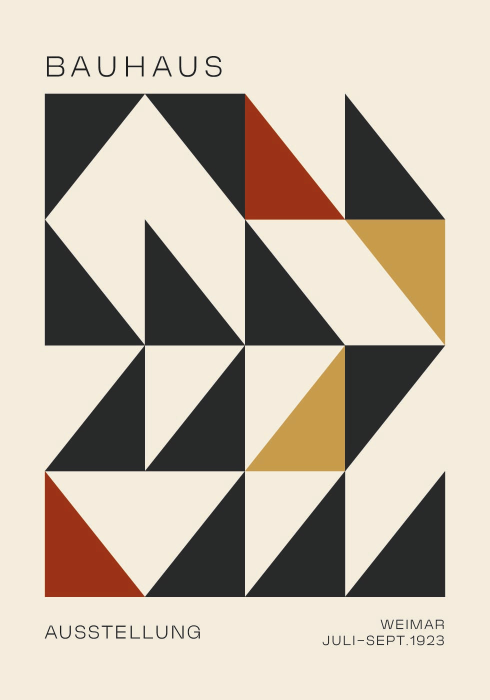 Bauhaus No. 10 Plakat - Posterbox.dk