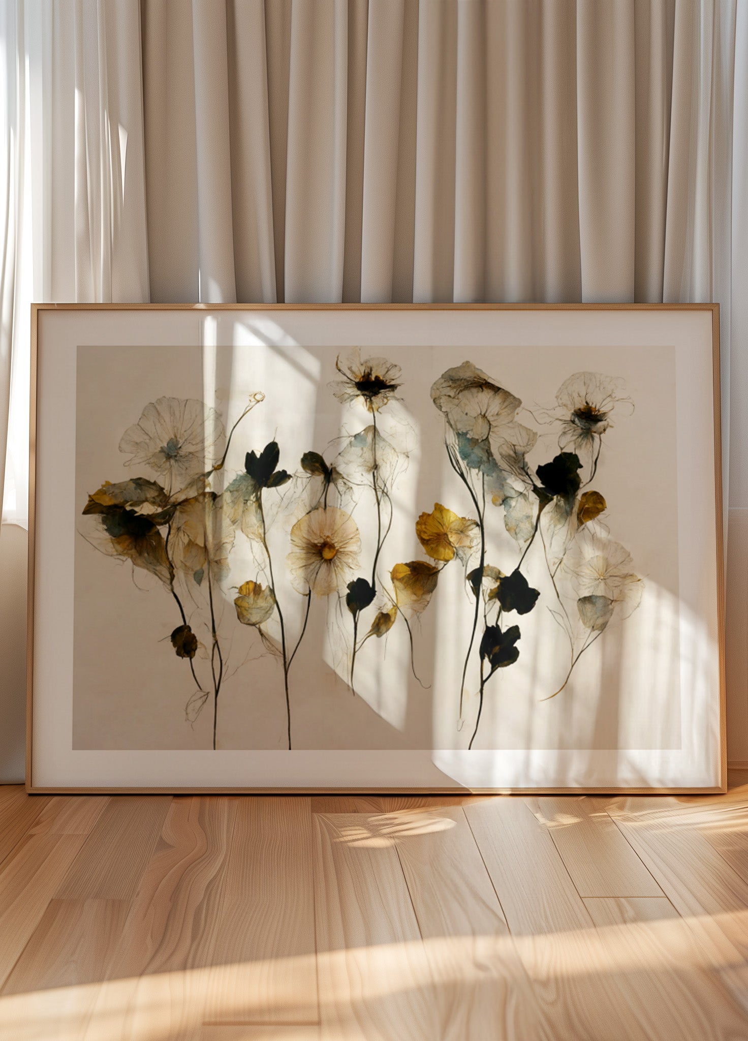 Hermosas flores secas