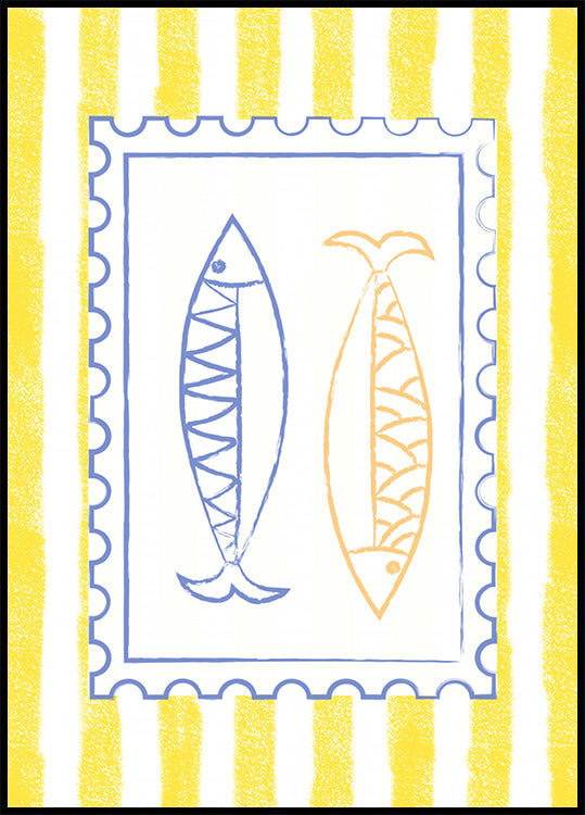 Sello de pescado costero