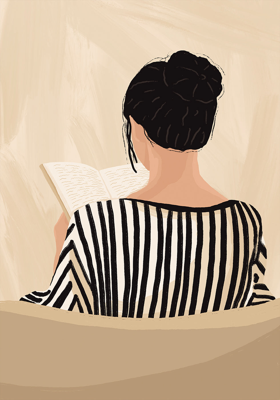 Lectura acogedora Póster
