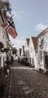 Cozy Street in Norway Plakat - Posterbox.dk