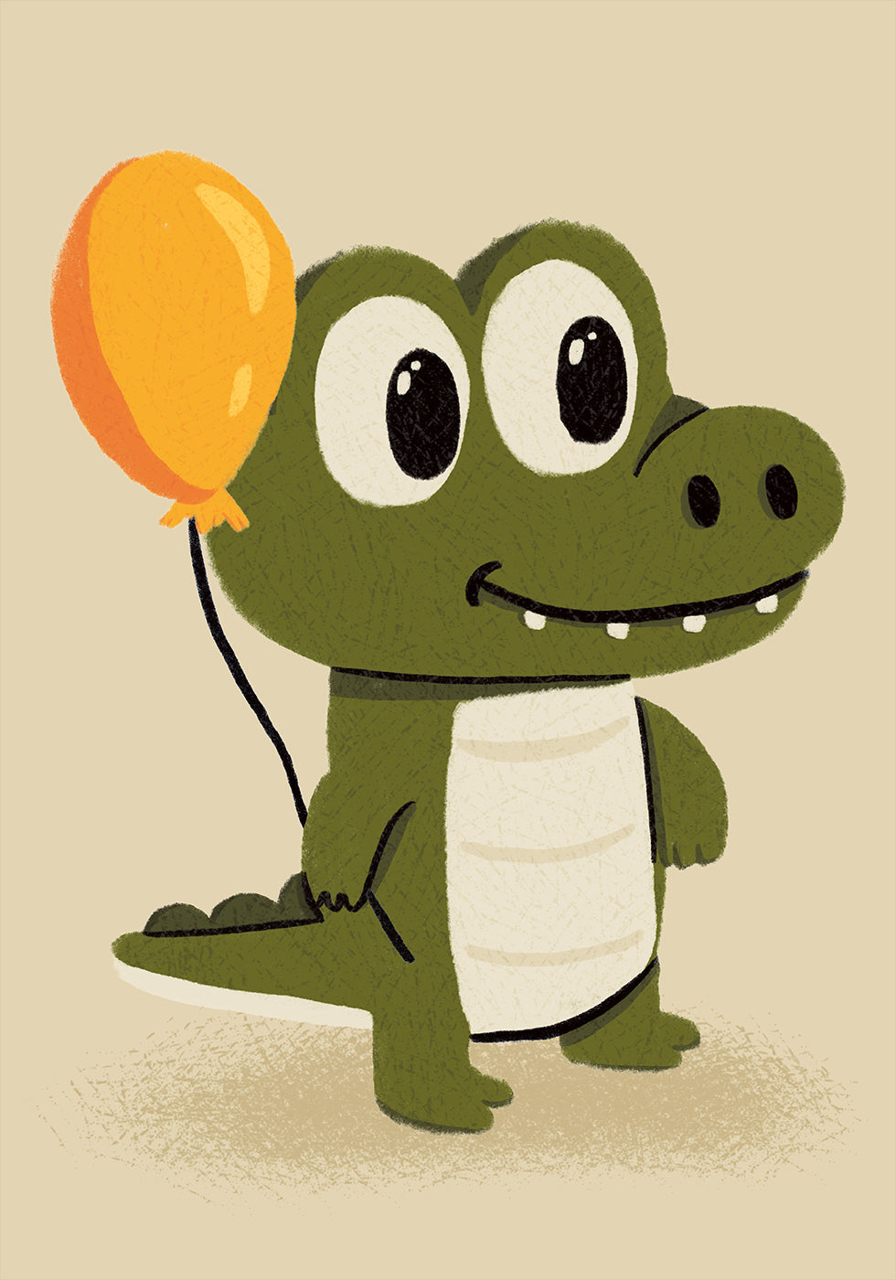 Lindo cocodrilo Póster