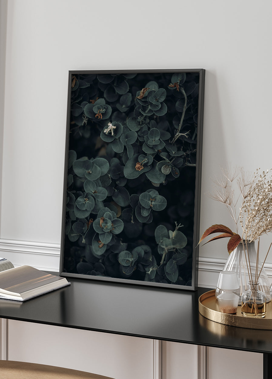 Dark And Green Botanical Plakat - Posterbox.dk