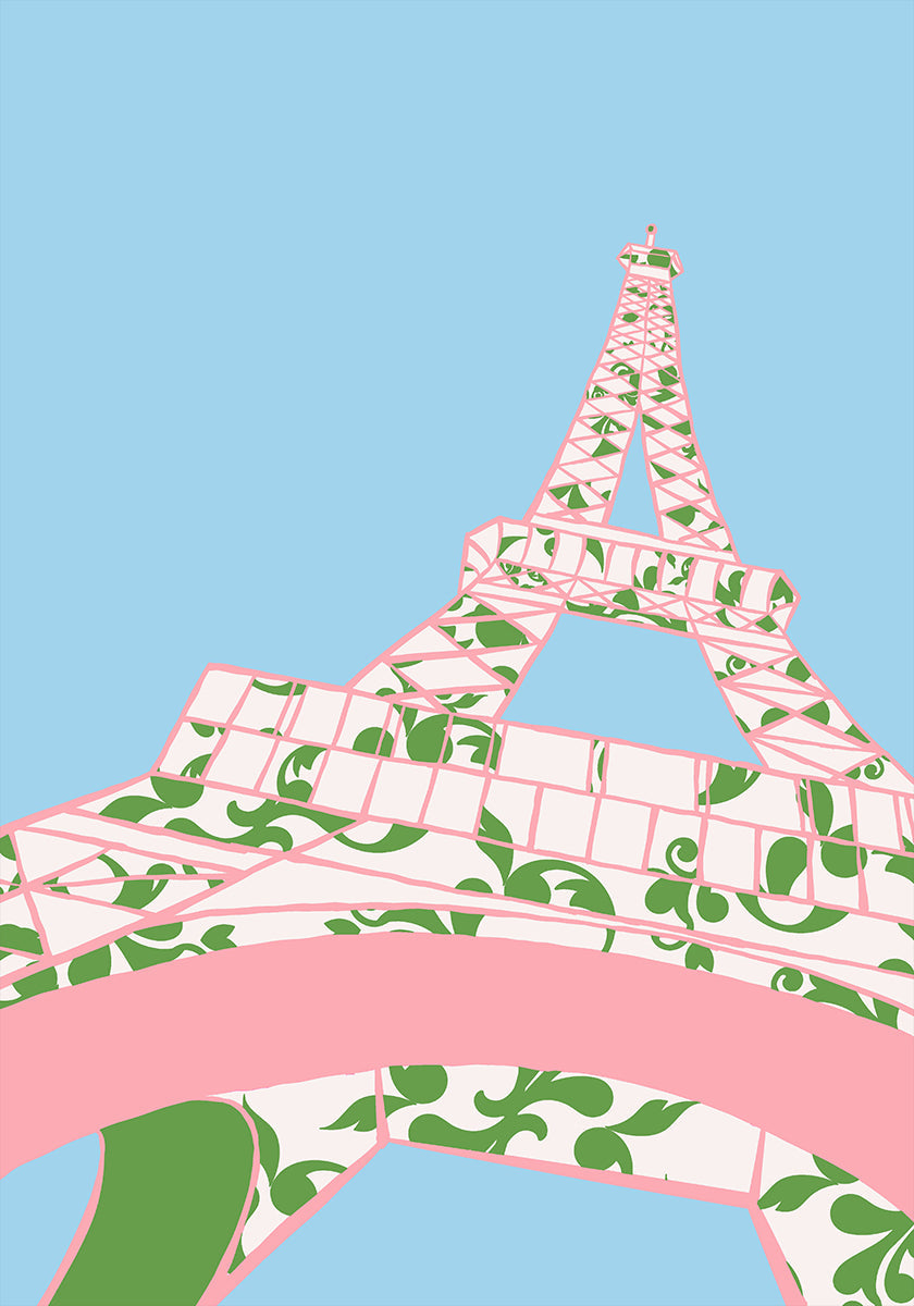 Torre Eiffel (tarde) Póster