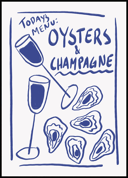 Delicia del menú de hoy Póster