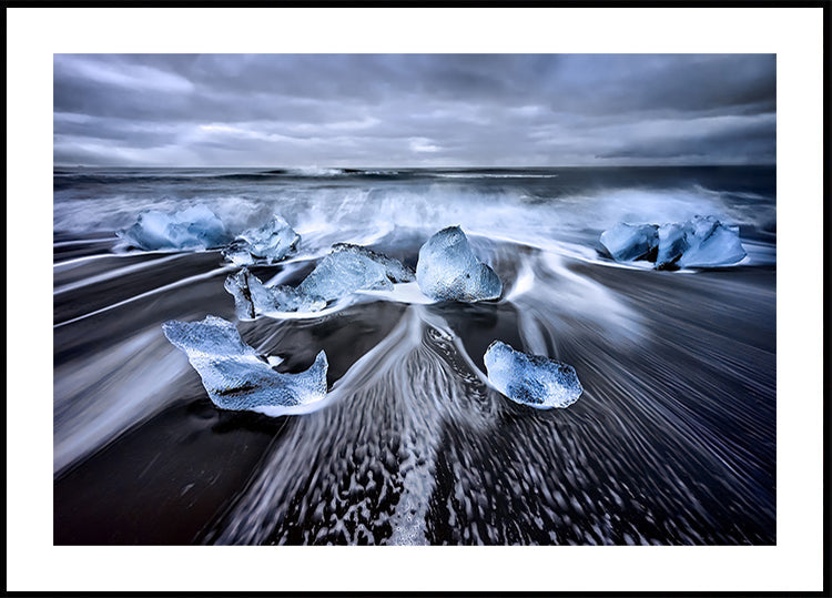 Diamantes azules Póster