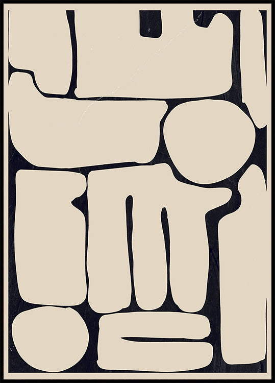 Formas mínimas abstractas modernas 161 Póster