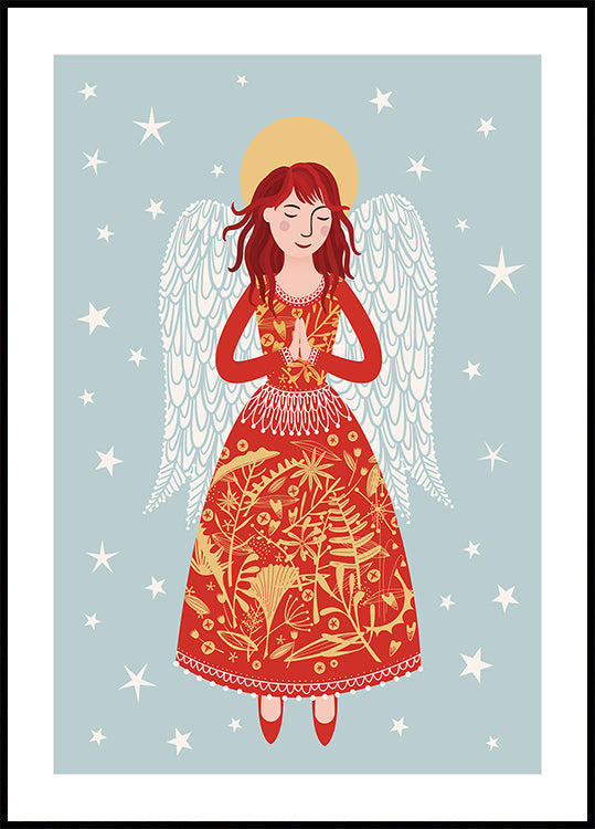 Serenidad celestial Póster